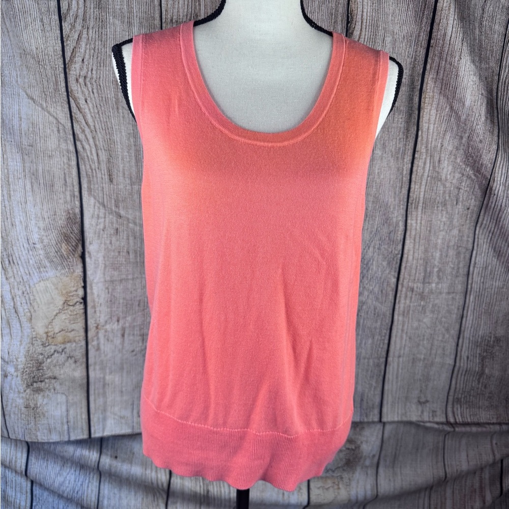 Talbots Coral Women's Sleeveless Tank & Cardigan - Picture 2 of 13